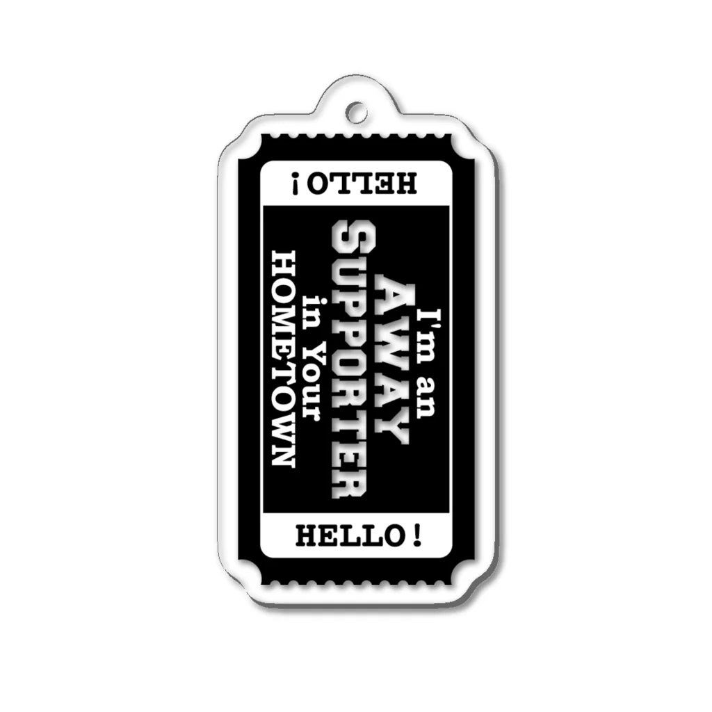 125 STOREのI'm an AWAY SUPPORTER Acrylic Key Chain