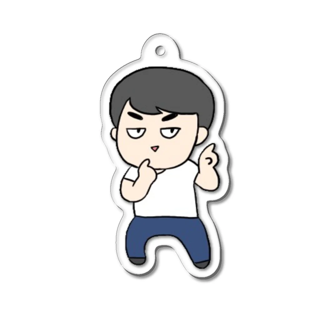 陽気な恋人のおトシ Acrylic Key Chain