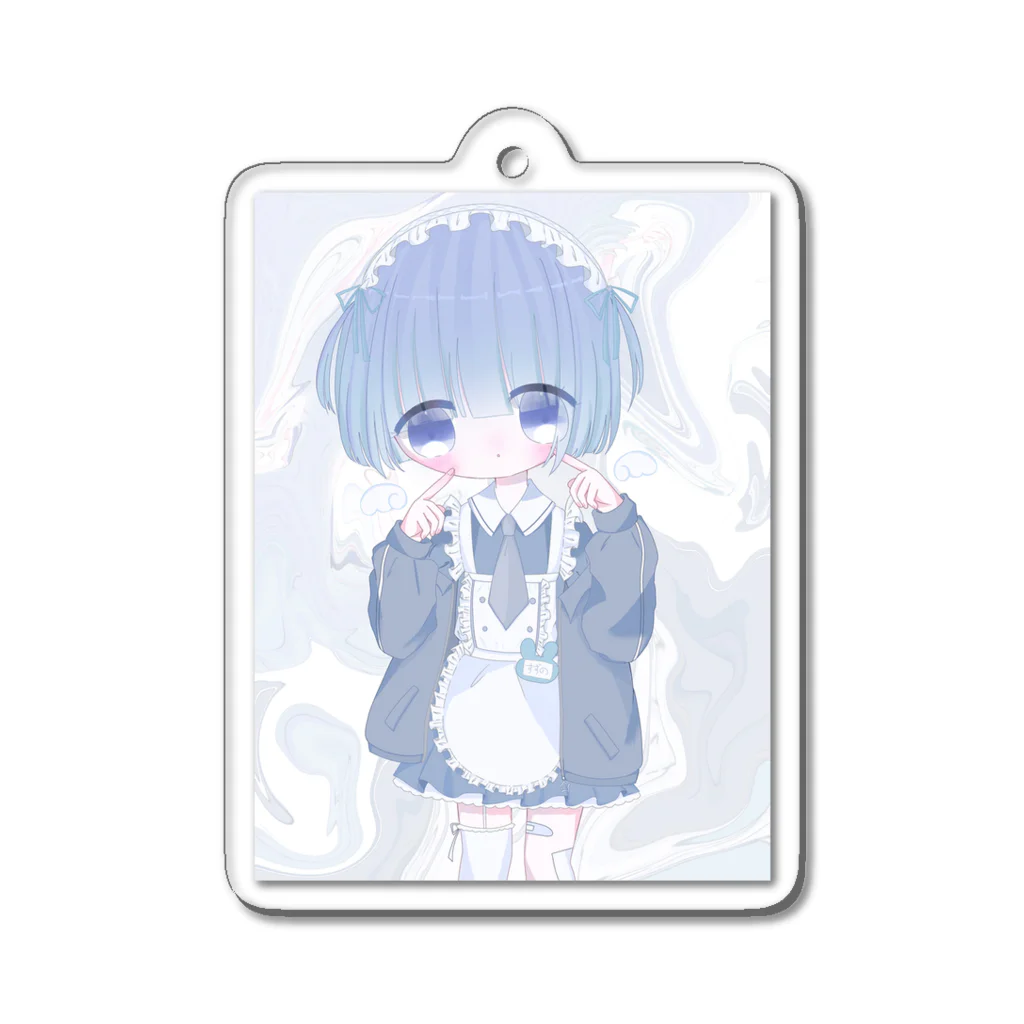 すずののほっぺぷにメイド Acrylic Key Chain