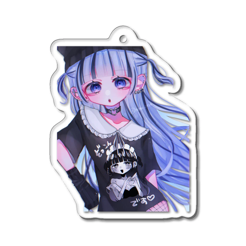 モマ@のサブカルネコニットちゃん‼️ Acrylic Key Chain