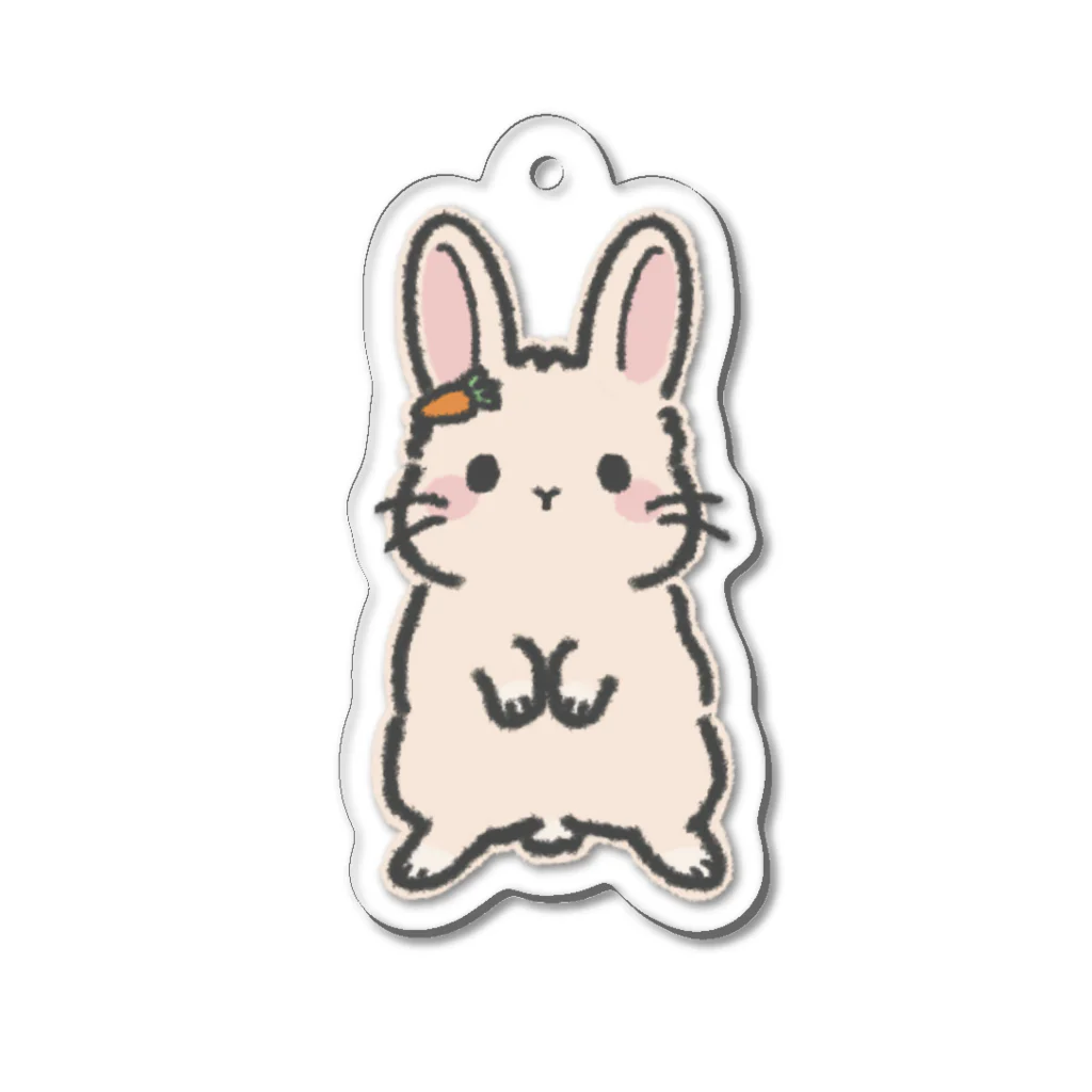 maruruのうさぎ　ネザーランドドワーフ Acrylic Key Chain