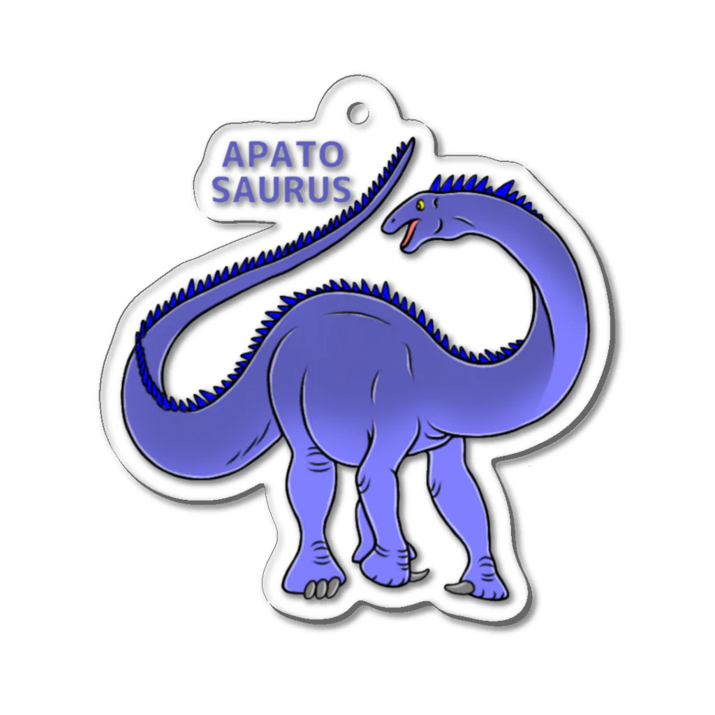 ZOO TYPHOONのアパトサウルス Acrylic Key Chain