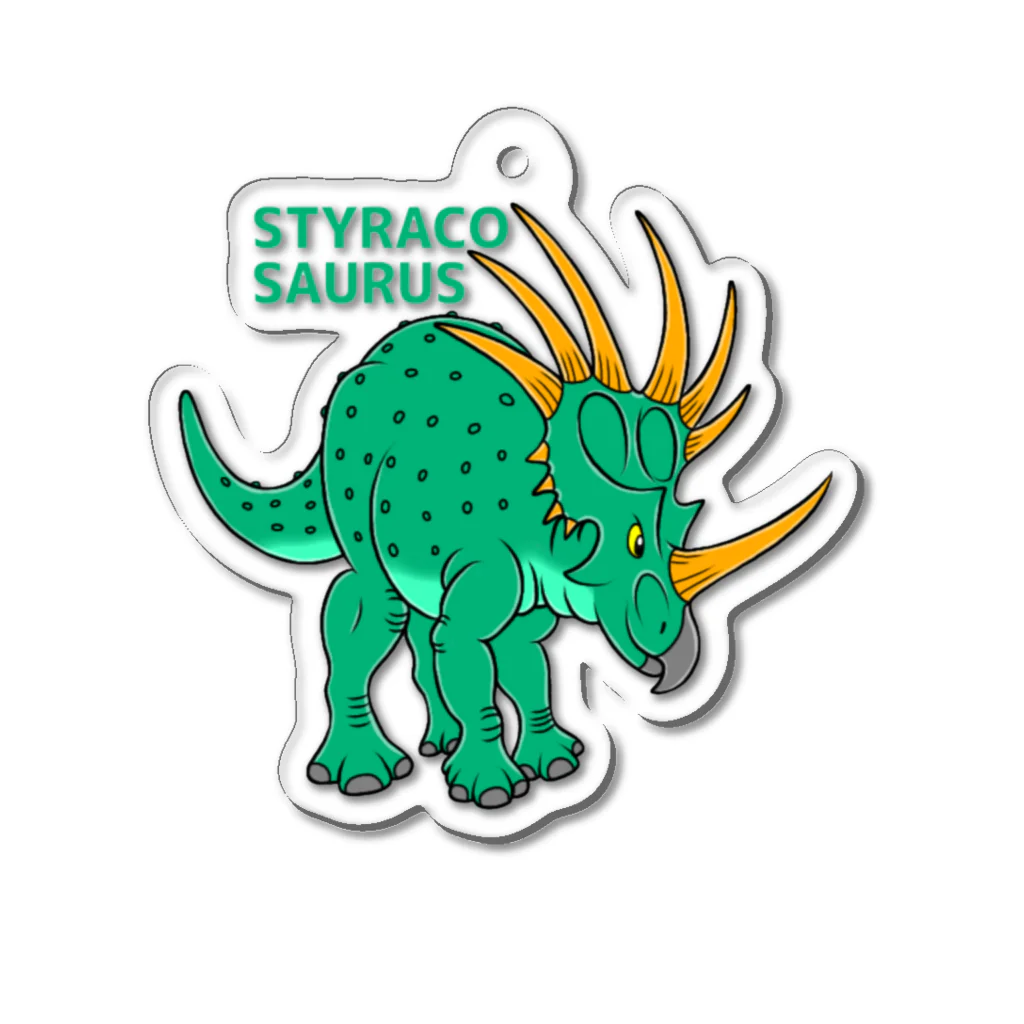 ZOO TYPHOONのスティラコサウルス Acrylic Key Chain