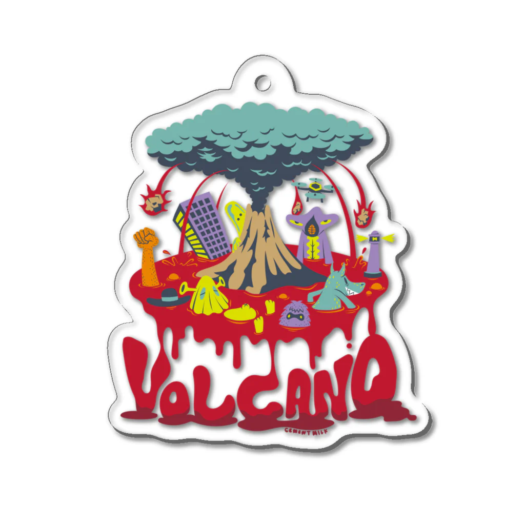 cementmilk WEBショップのVOLCANO アクリルキーホルダー