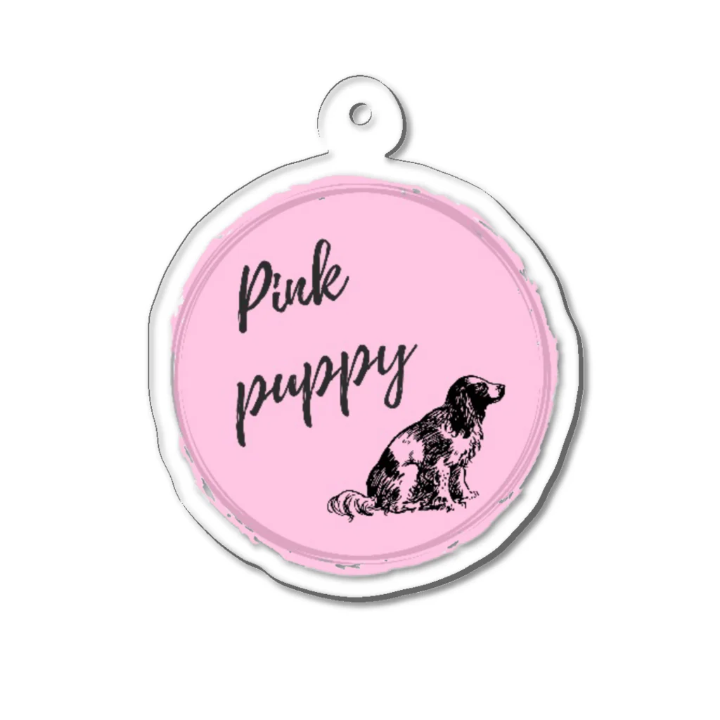 Pink puppyのPink puppy シリーズ Acrylic Key Chain