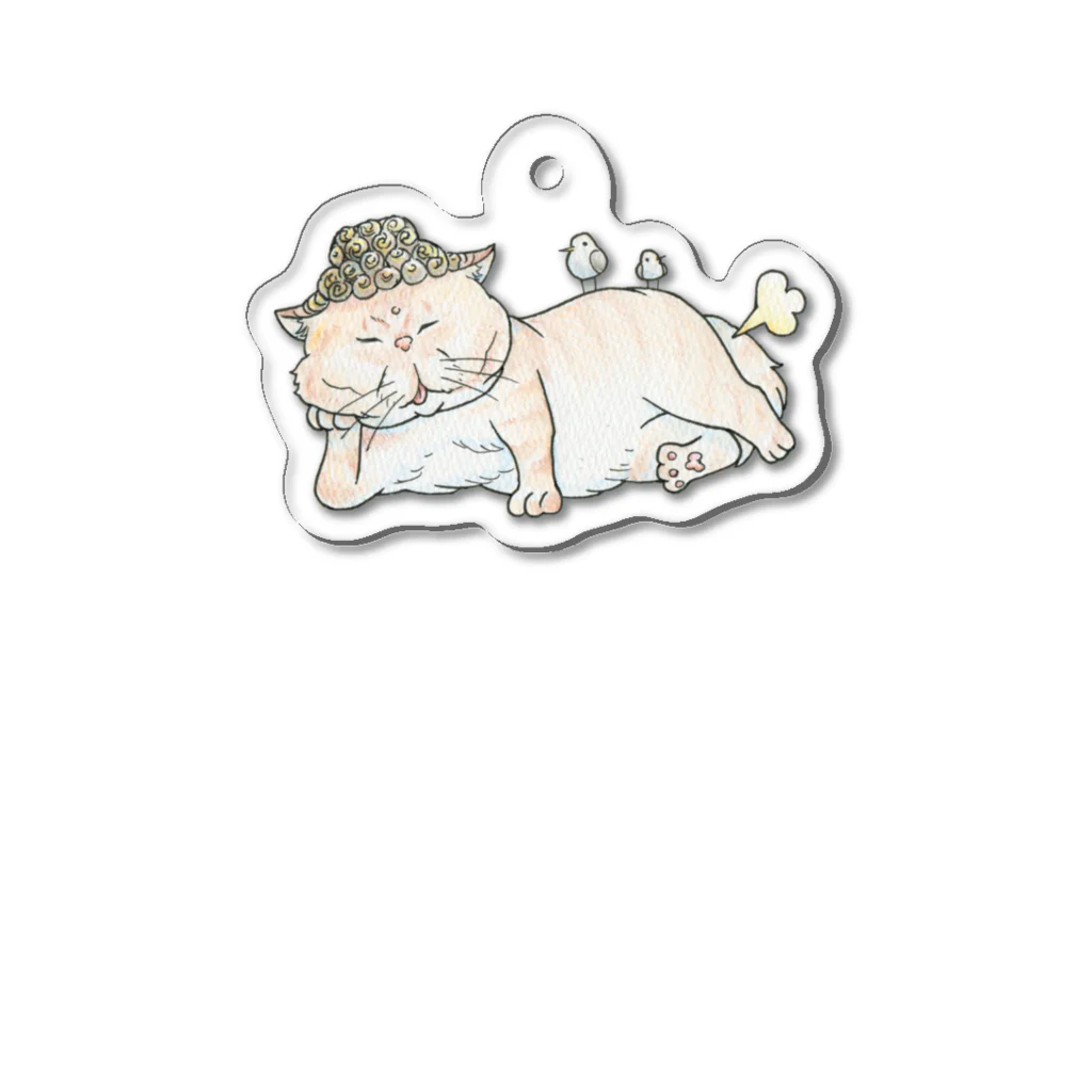 猫神神社の仏ニャン Acrylic Key Chain