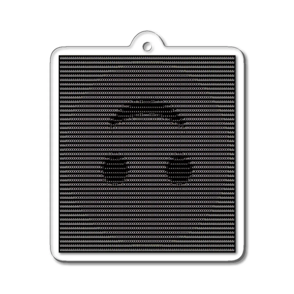 internetのdope ASCII smile #2 Acrylic Key Chain