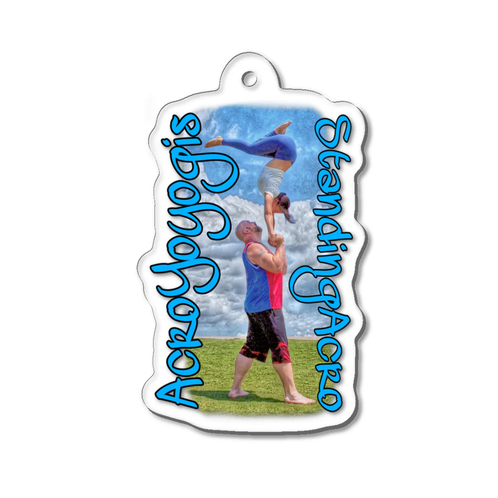 JuggernautCheerのAcroyoyogis StandingAcro7 Acrylic Key Chain