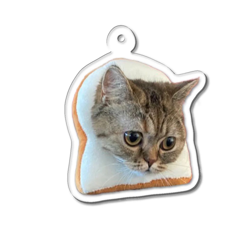 チャプチェ🐾【癒し処】のチャプチェ食パンマンになる🍞 Acrylic Key Chain