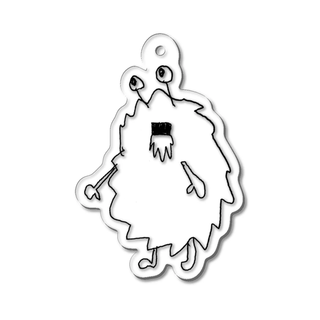 じゃがいもの大好物のもじゃもじゃ Acrylic Key Chain