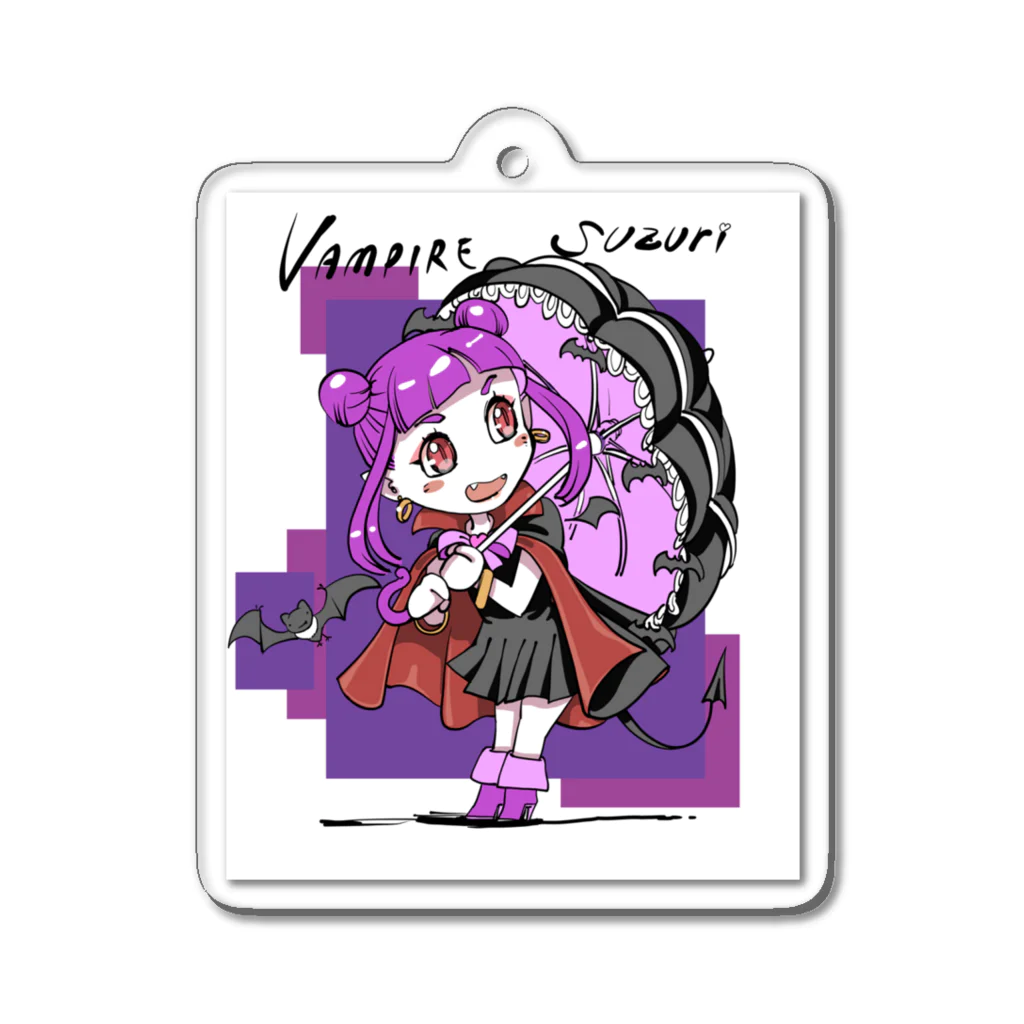 夜空のvampire suzuri02 Acrylic Key Chain