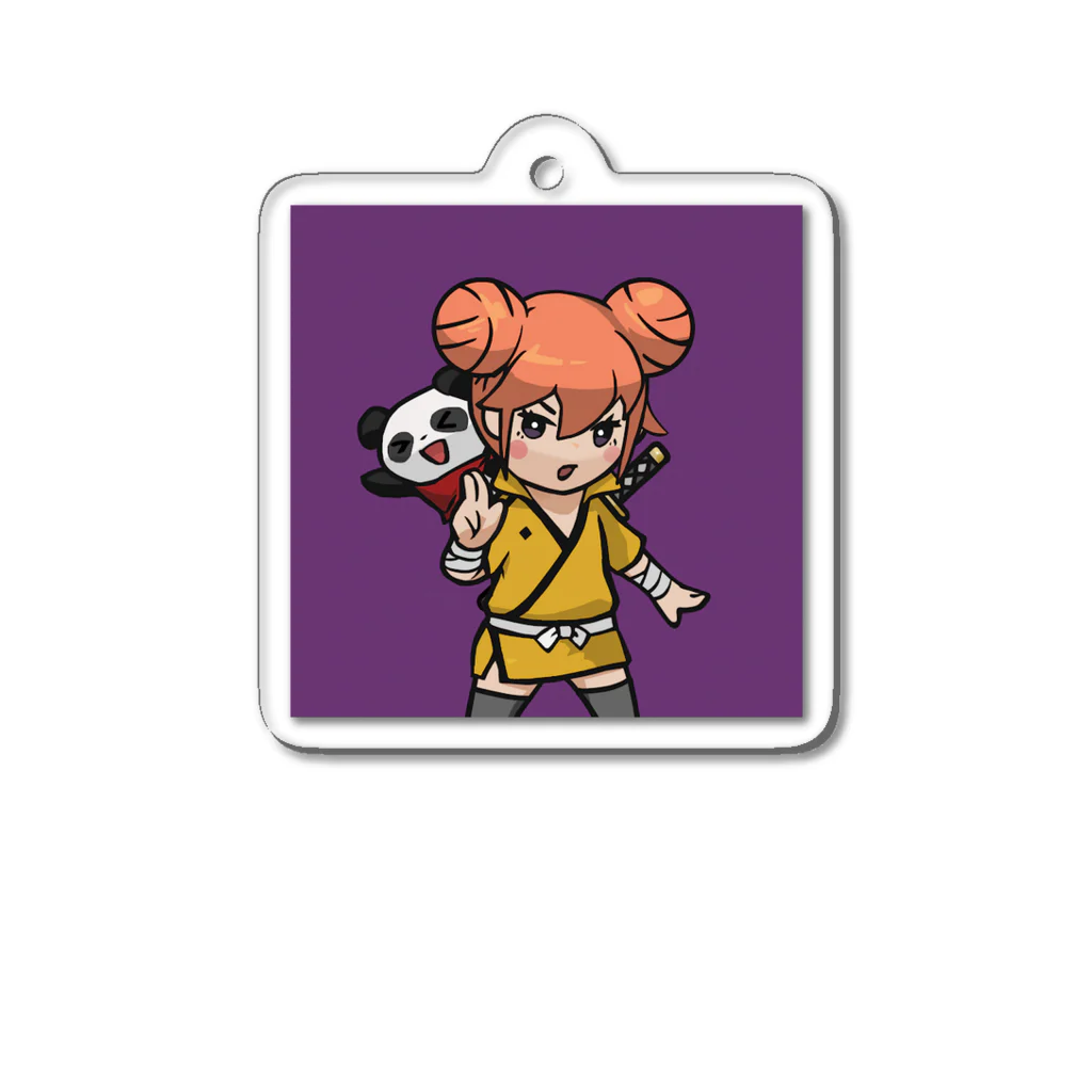 CHIKUSHOのCryptoNinja アクリルキーホルダー Acrylic Key Chain