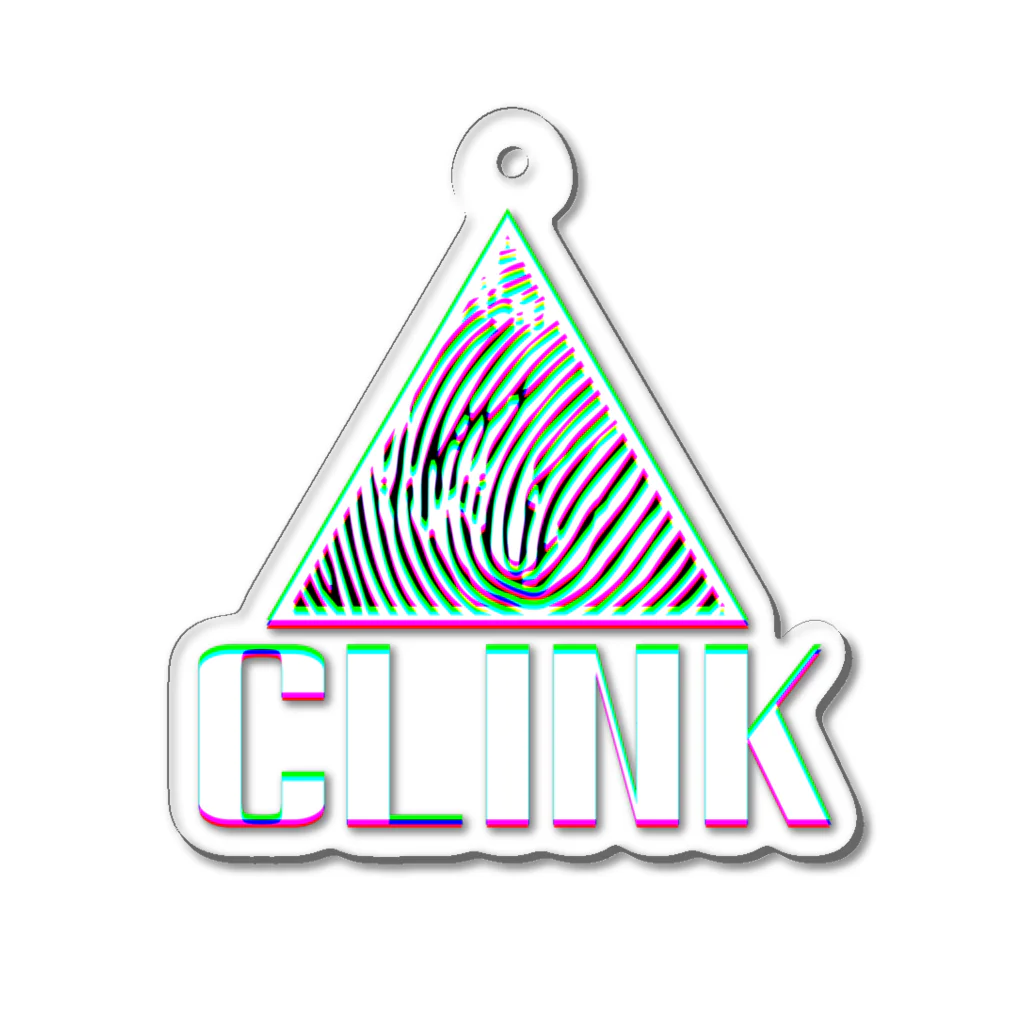 CLINK_officialのCRINK RGB LOGO アクリルキーホルダー