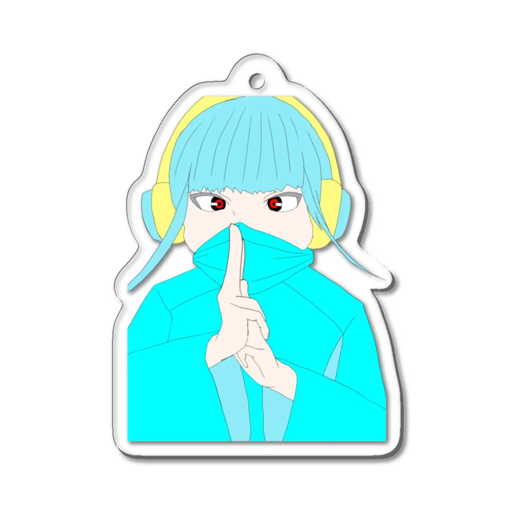 えんがわの音忍 Acrylic Key Chain