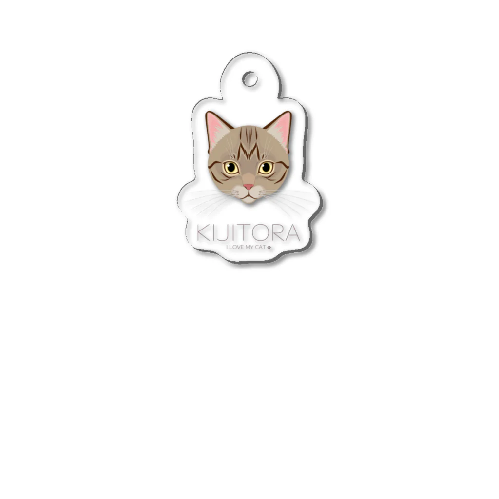 Baby Tigerのねこラブ・キジトラ Acrylic Key Chain