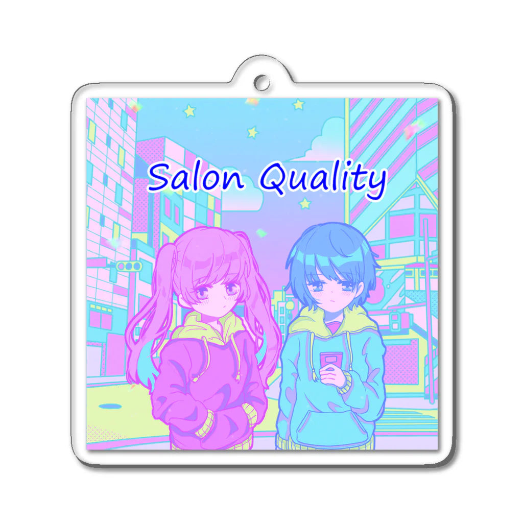 ヒカリロボ💈ヘアーサロンイナビカリのSalon Quality Acrylic Key Chain