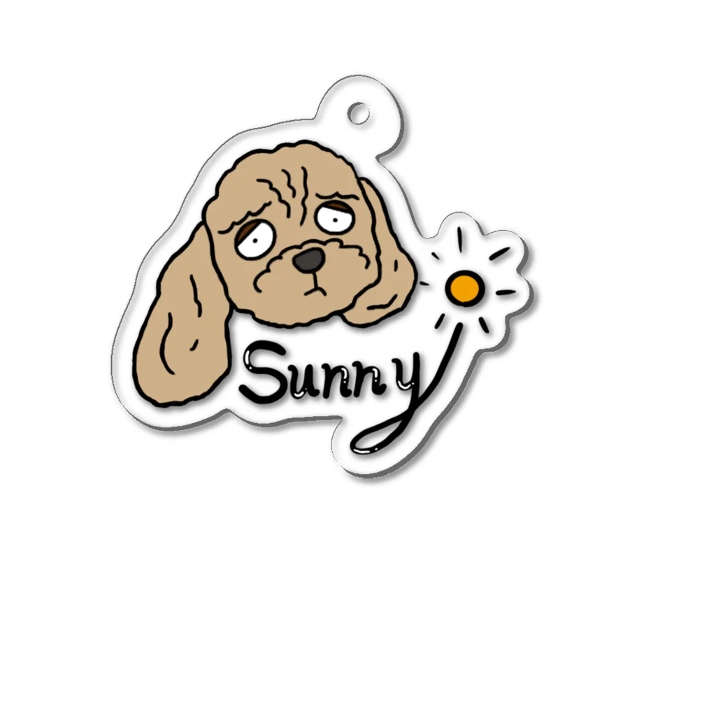 はなおｸﾝのお絵描き帳📒🖍のSunny☀️ アクリルキーホルダー