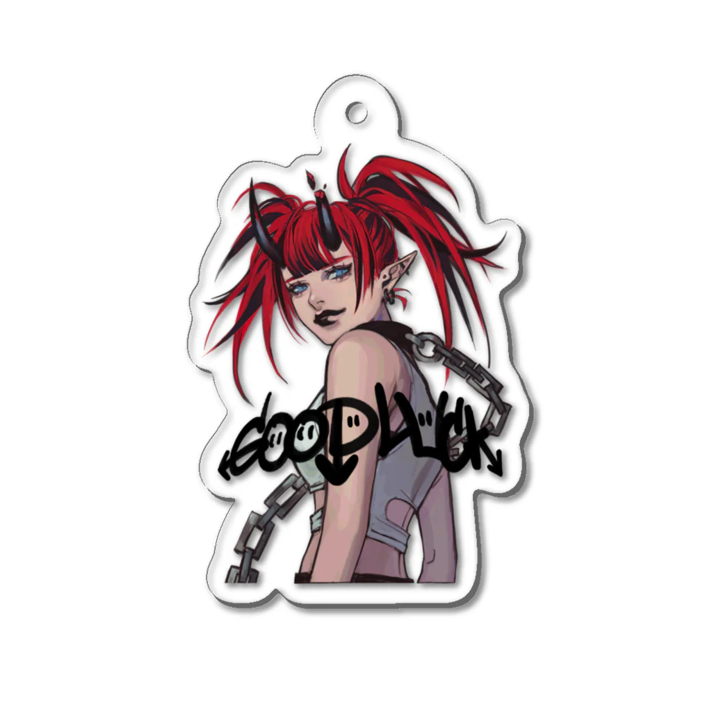 ENVYDIAのGOOD LUCK Acrylic Key Chain