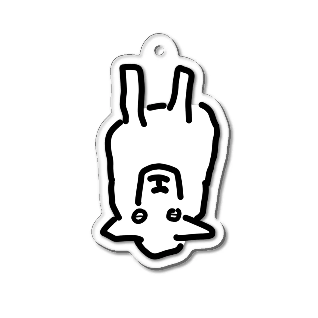 ひつじや ののの落下するひつじ Acrylic Key Chain