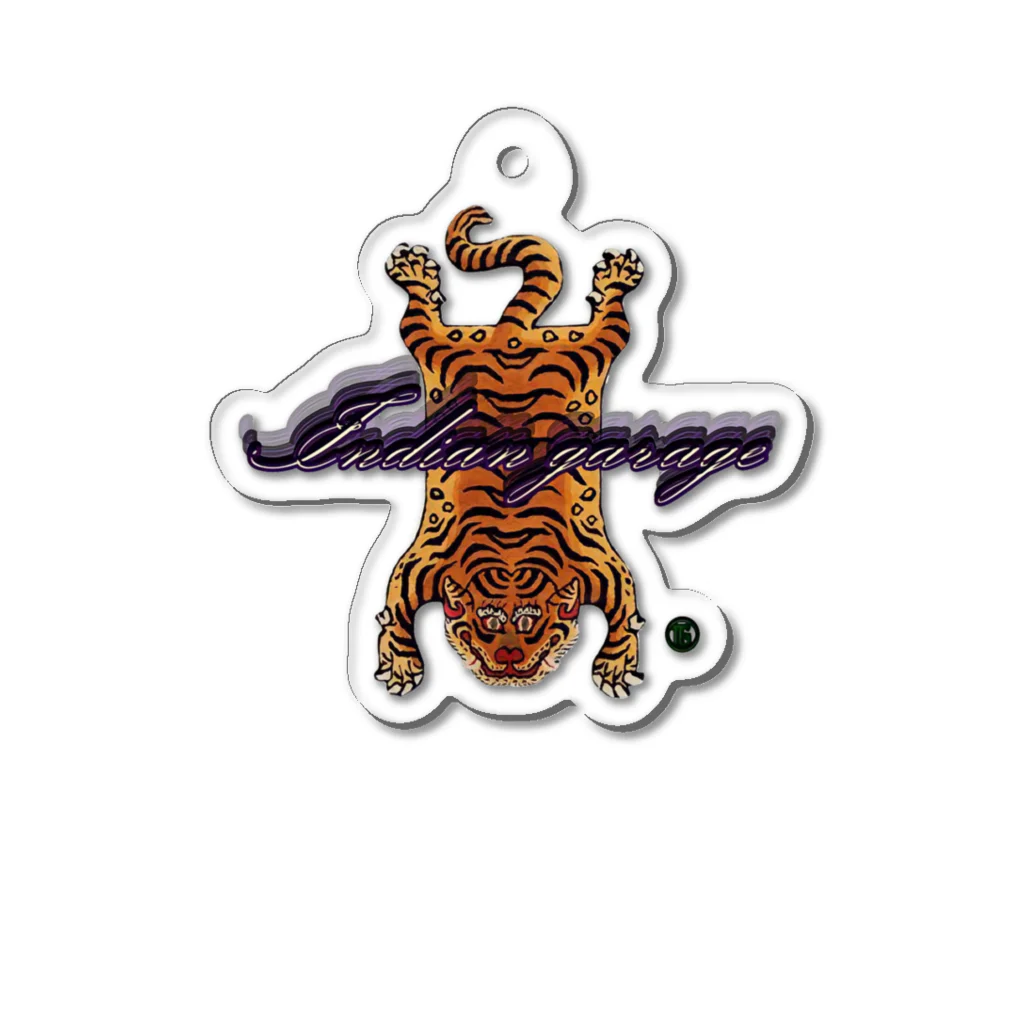 ｲﾝﾃﾞｨｱﾝｶﾞﾚｰｼﾞshop🏁の虎カーペットくん⚡️ Acrylic Key Chain