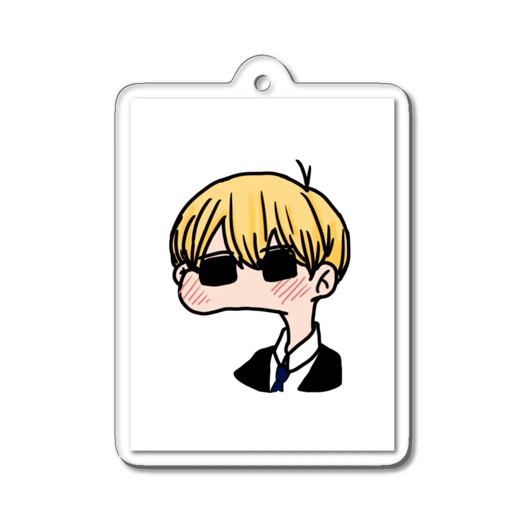 dadadanchoの金髪男の子 Acrylic Key Chain