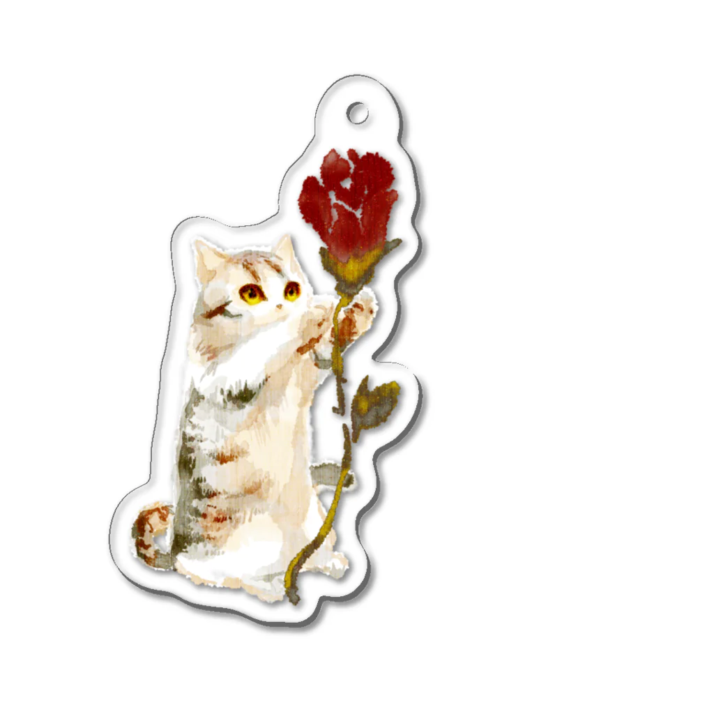 cats of hachiwabi🌱の036はちわびねこグッズ Acrylic Key Chain