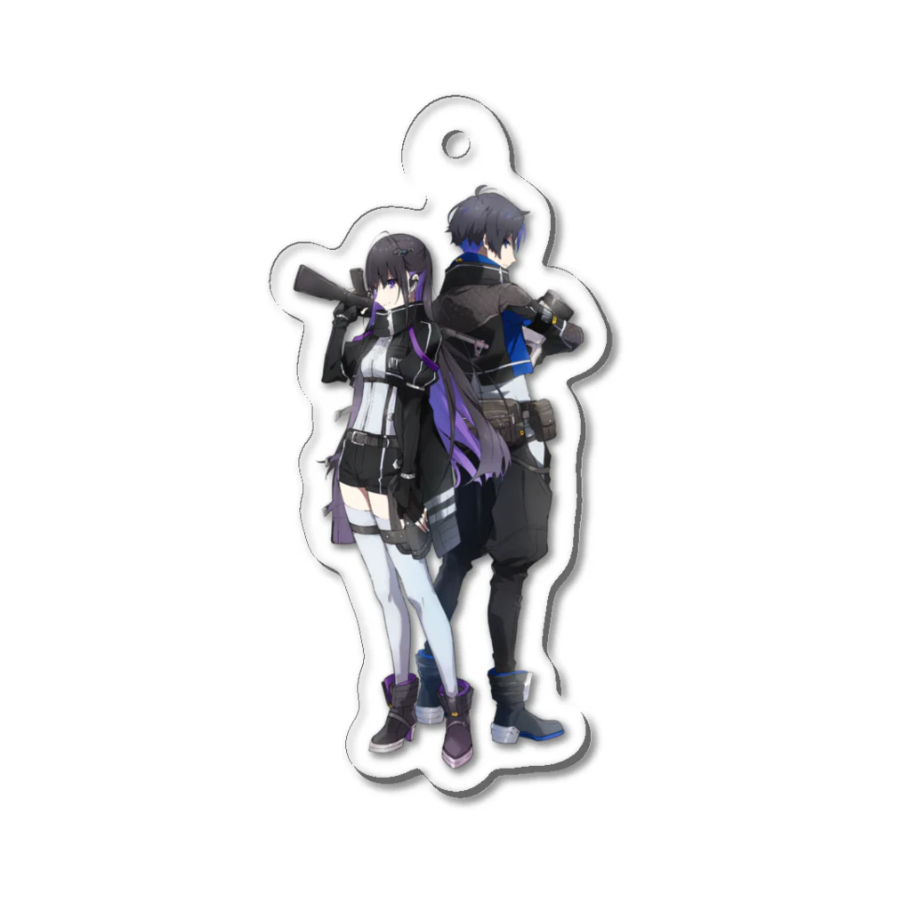 ゆーこのゲーム実況のゆー＆こー(戦闘服Ver.) Acrylic Key Chain