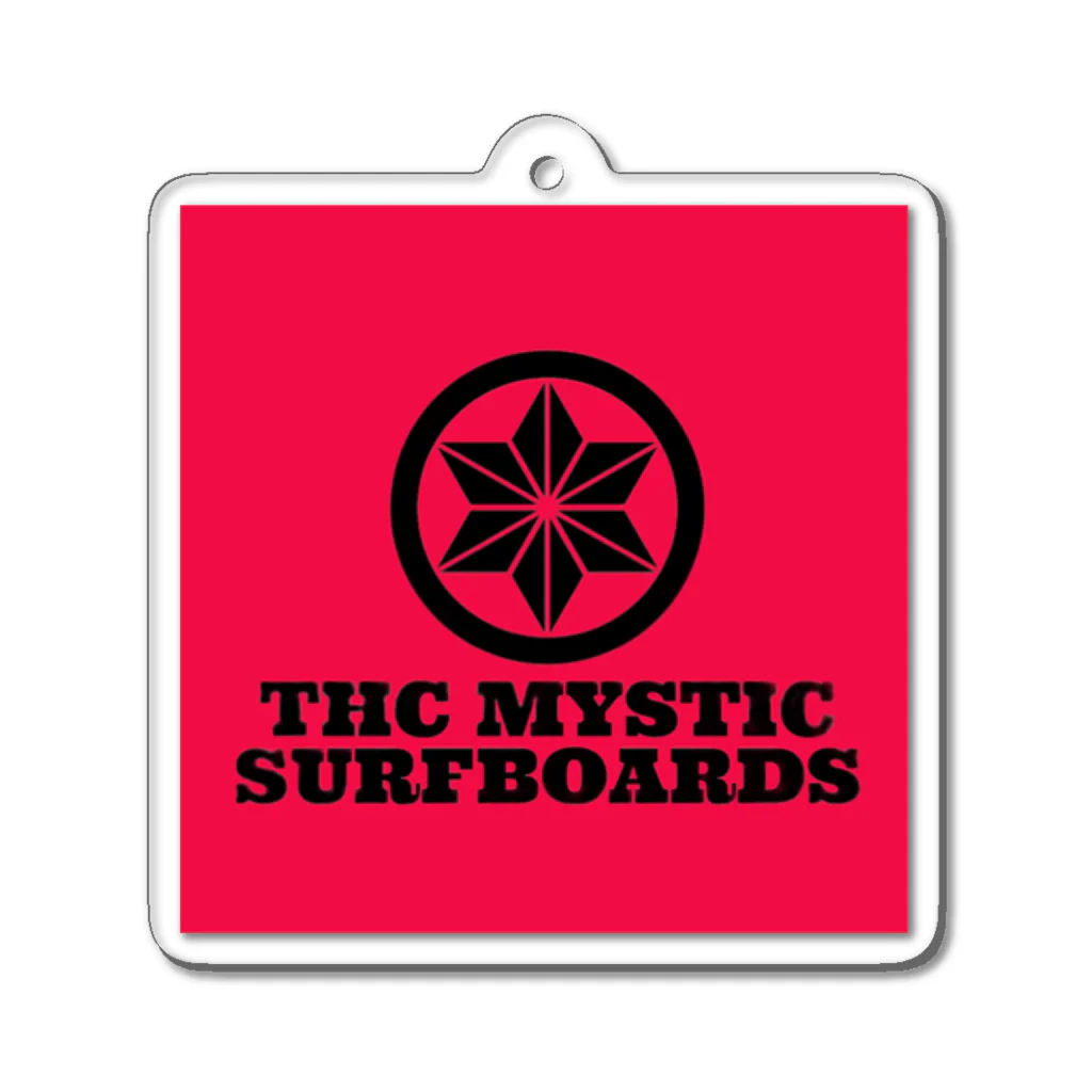 THC社長の店のTHC MYSTIC  SURFBOARDS アクリルキーホルダー