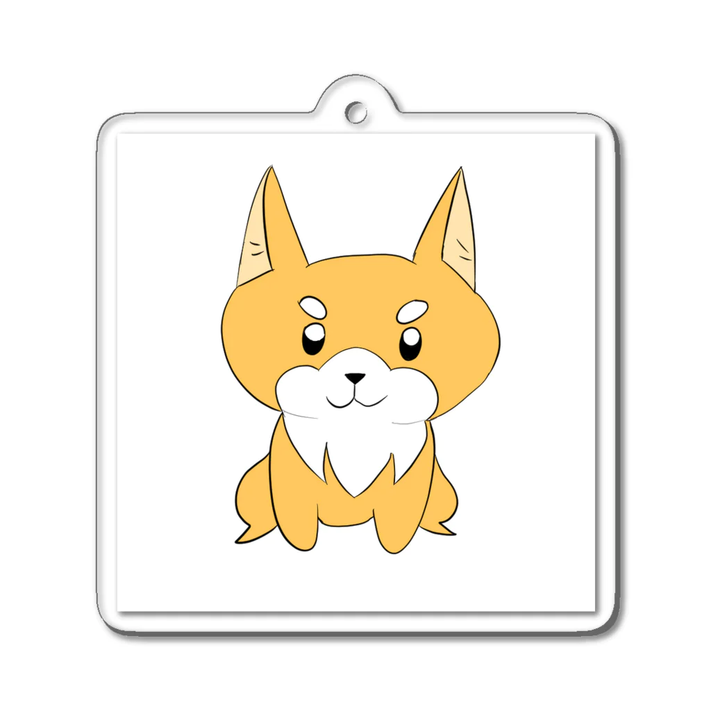 雪咲マリの犬のアクキー Acrylic Key Chain