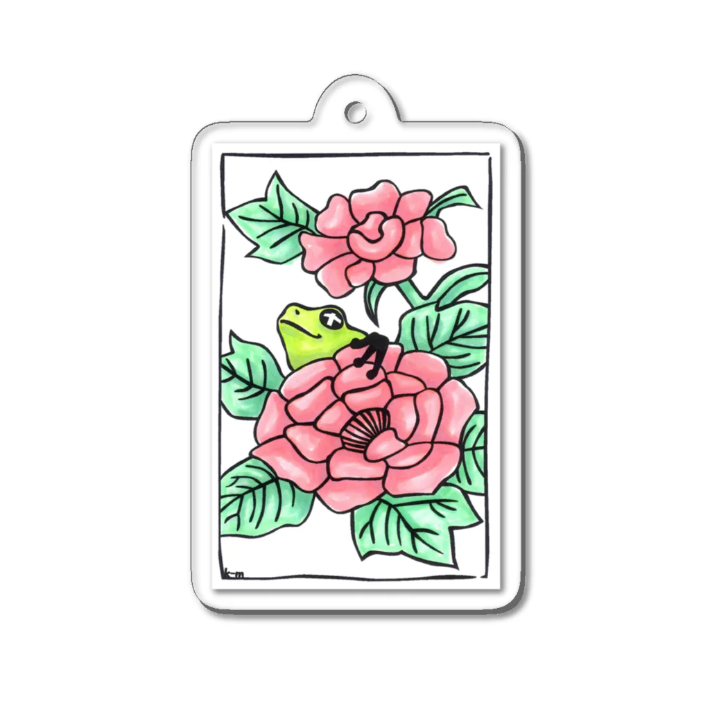 k-mの花札風_C Acrylic Key Chain