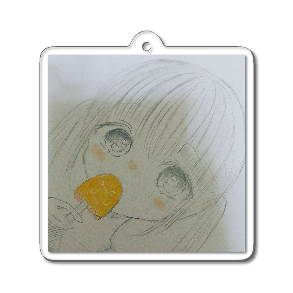 おっとっとの夏 Acrylic Key Chain