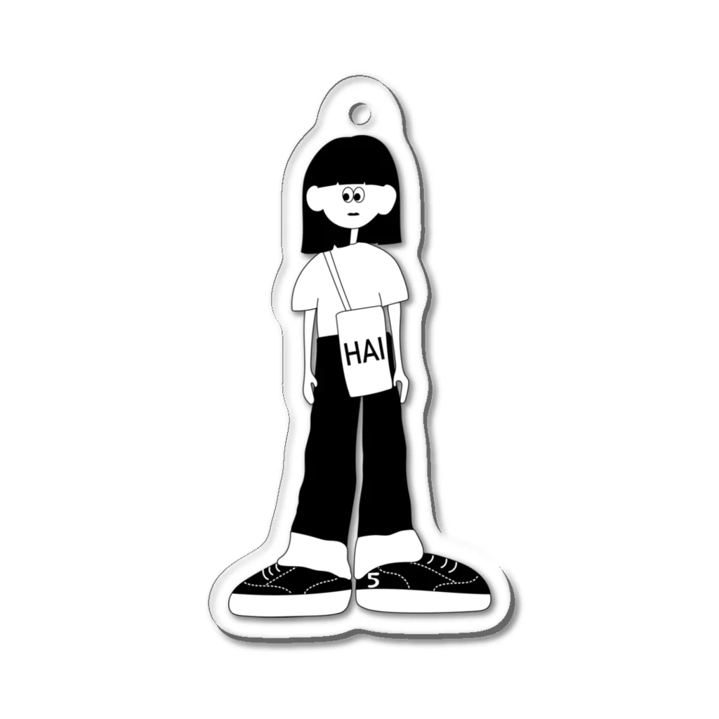 ma5me のHAI ma5me アクリルキーホルダー Acrylic Key Chain