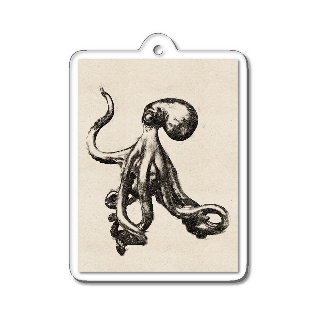 tacotaco8のタコ×unknown Acrylic Key Chain