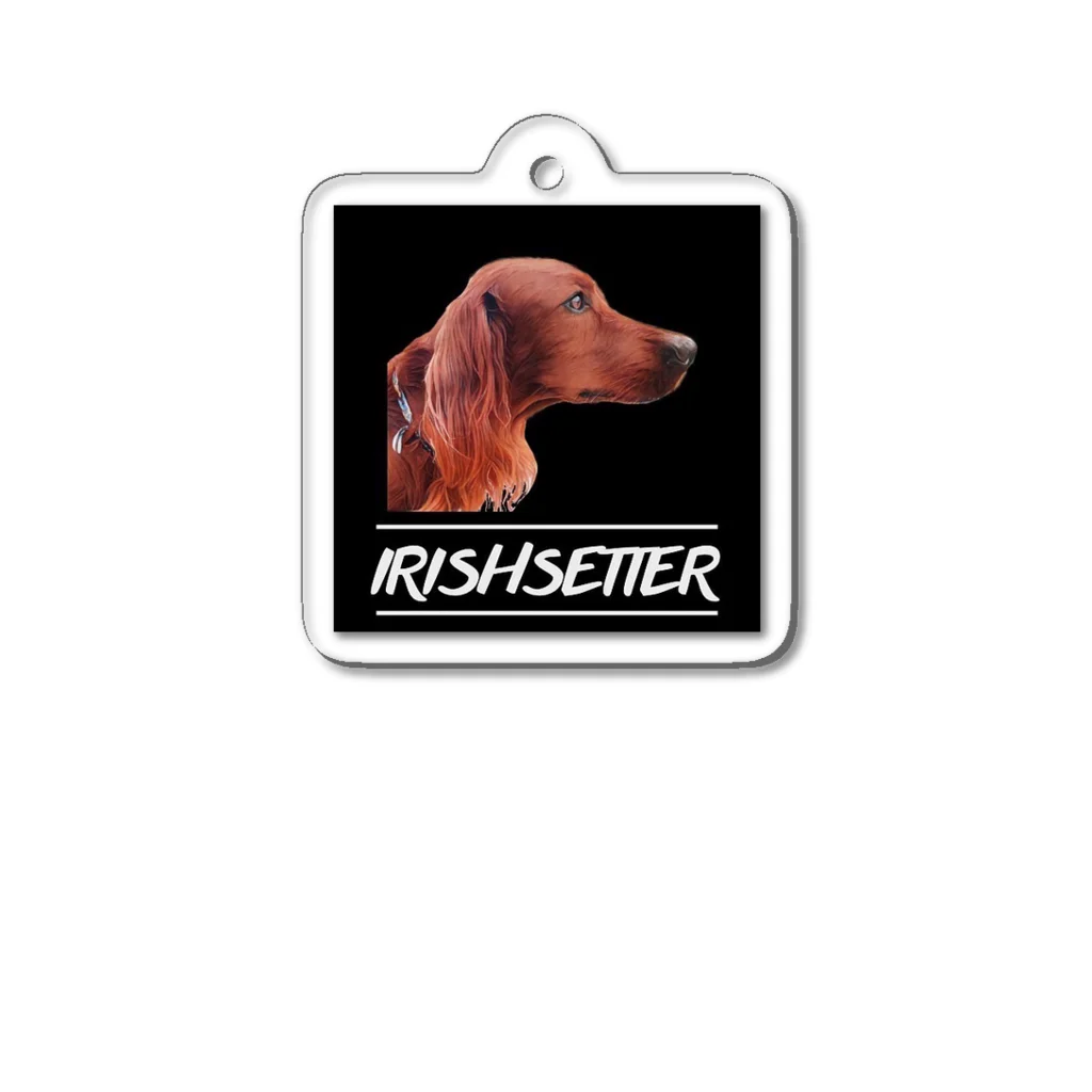 nordic_irishsetterの横顔ノルディック Acrylic Key Chain