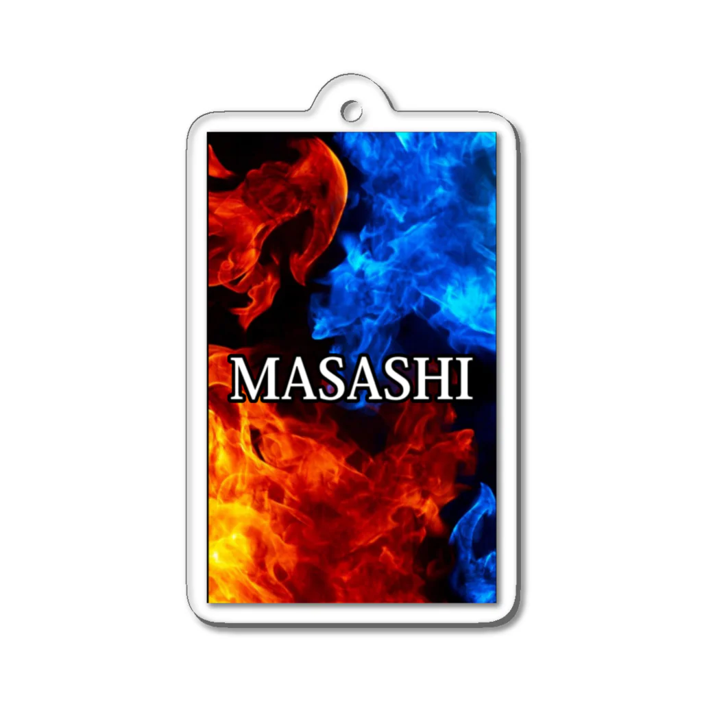 masa.SHOPの炎のMASASHI アクリルキーホルダー