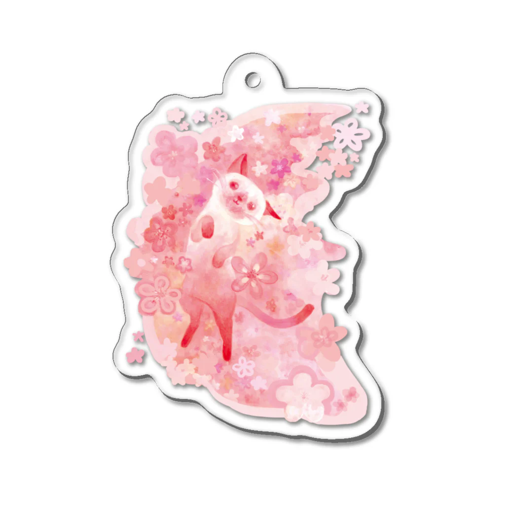 川本 悠肖子のSpring Acrylic Key Chain