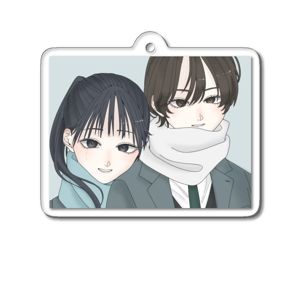 kurodaのどこかの学生さん。 Acrylic Key Chain