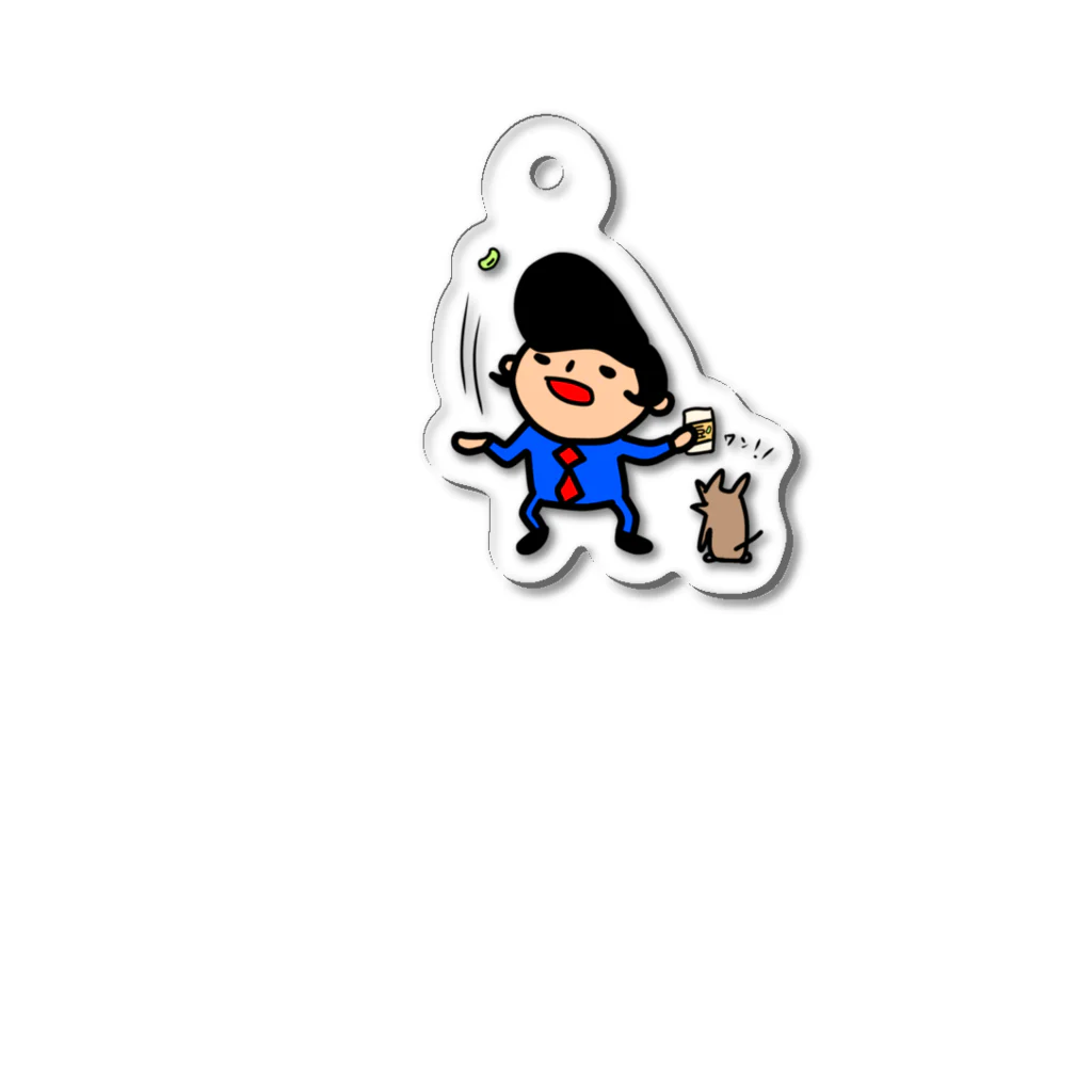 momino studio SHOPの曲食べ Acrylic Key Chain