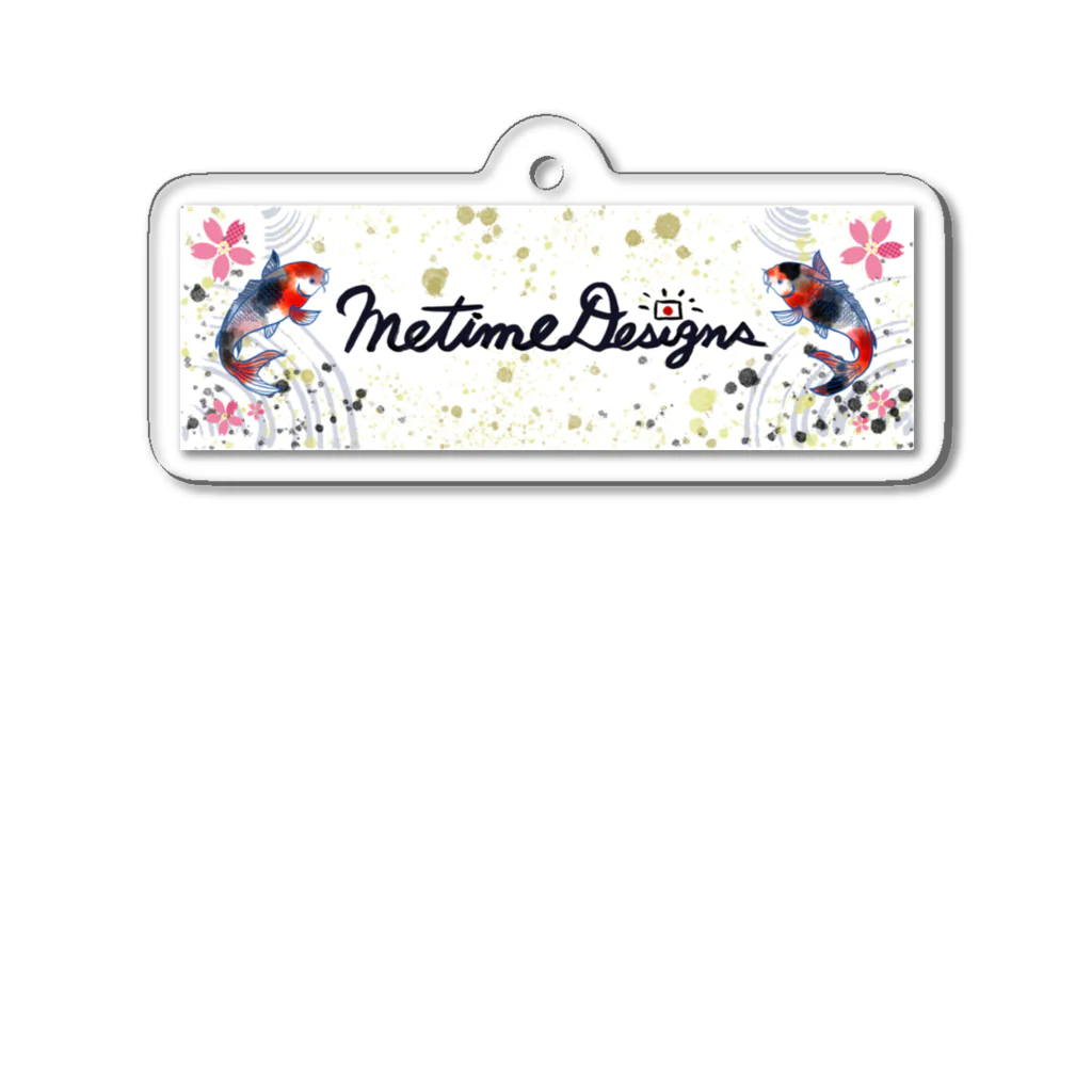 Metime Designs ☆ みぃたいむデザインのみぃたいむ☆ロゴグッズ Acrylic Key Chain