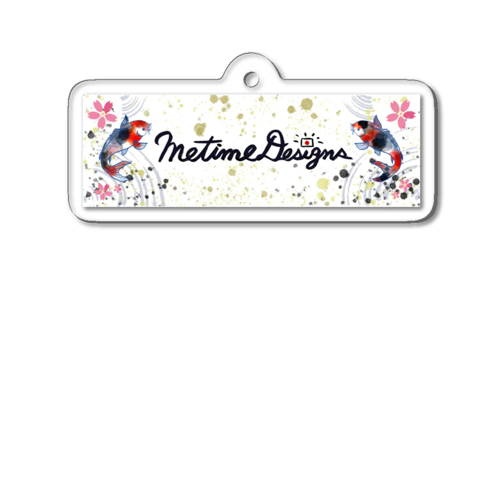 Metime Designs ☆ みぃたいむデザインのみぃたいむ☆ロゴグッズ アクリルキーホルダー