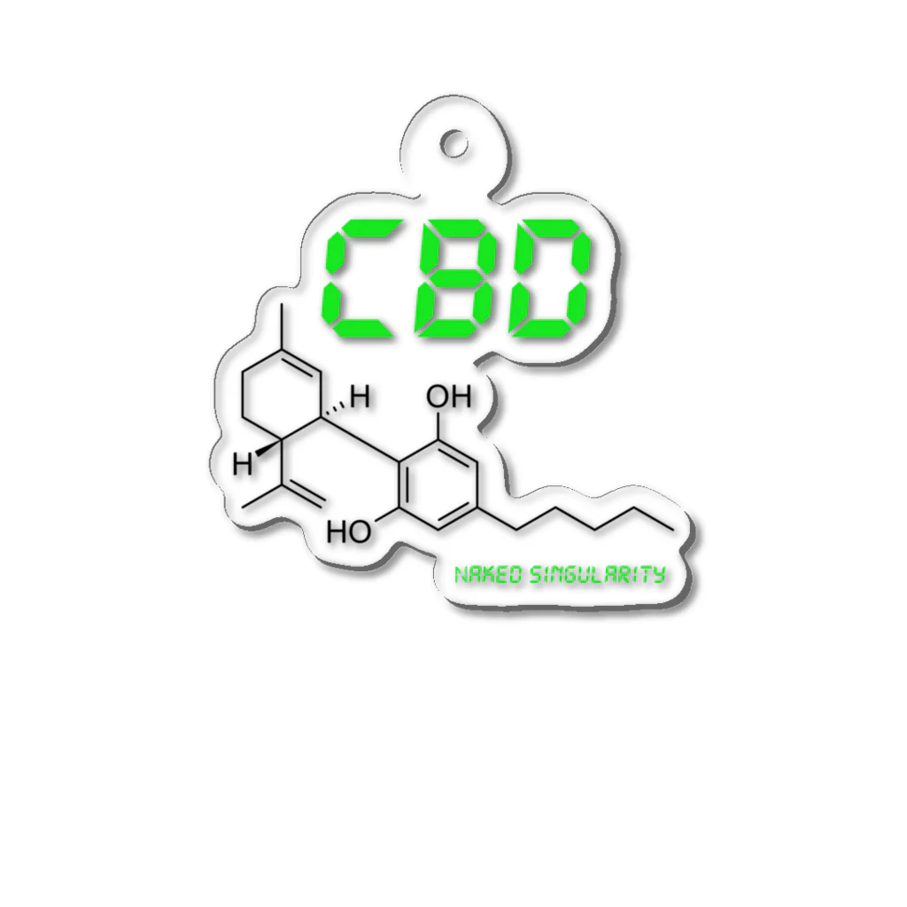 はだかのとくいてんのCannabidiol アクリルキーホルダー