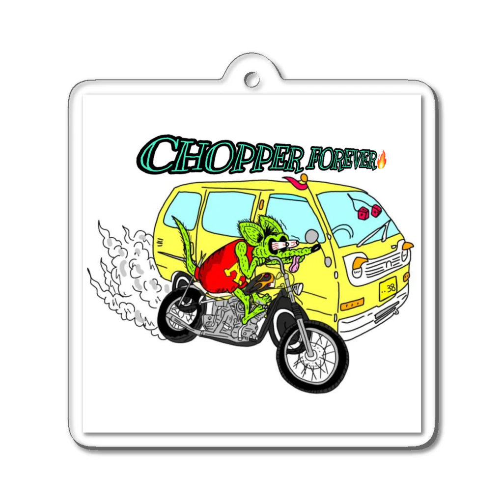 chopperrrのRAD CHOPPER Acrylic Key Chain