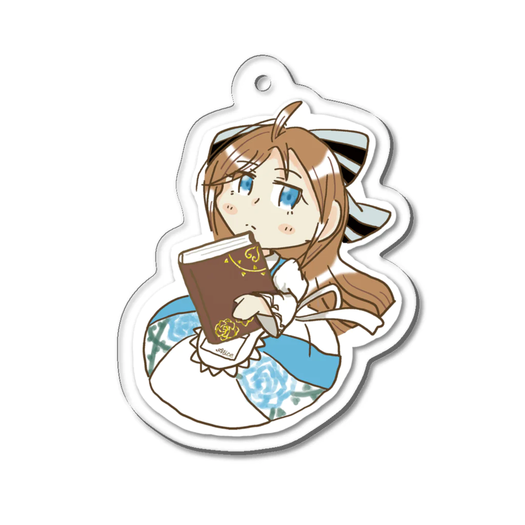 とらねこ堂の夢の国のアリス Acrylic Key Chain