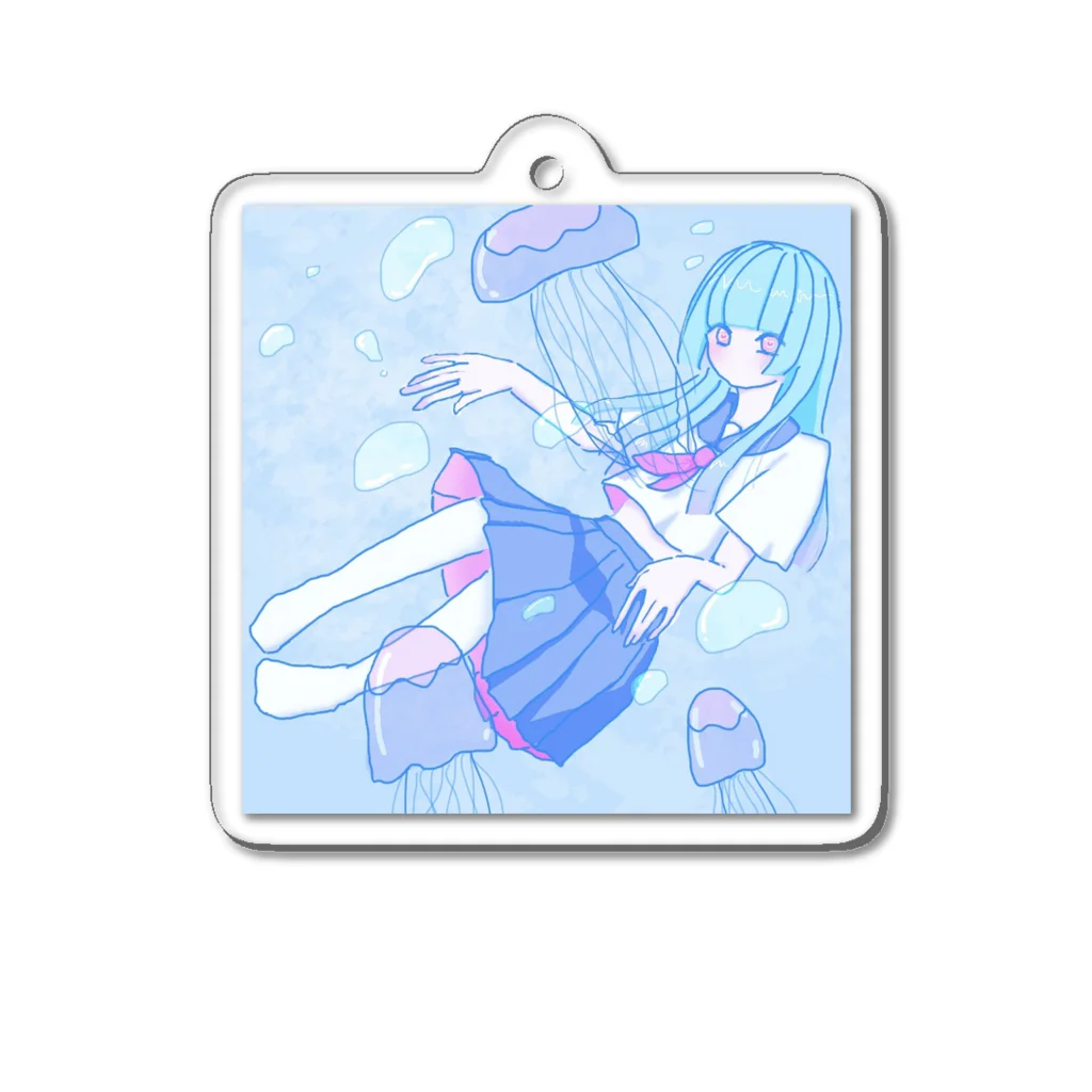 るぅちゃんのクラゲ姫 Acrylic Key Chain