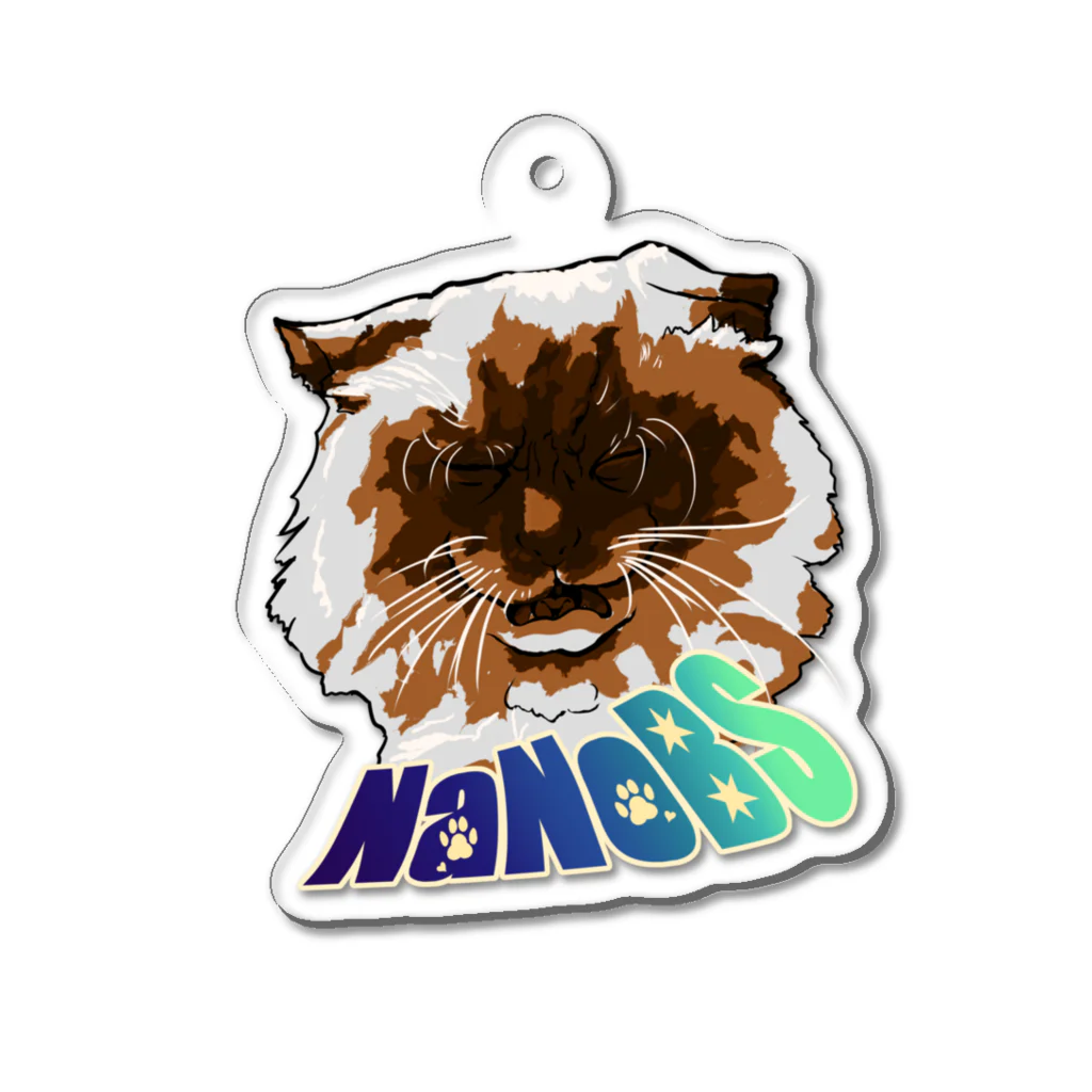 BFCisのBLACK FACE CAT is super color Acrylic Key Chain