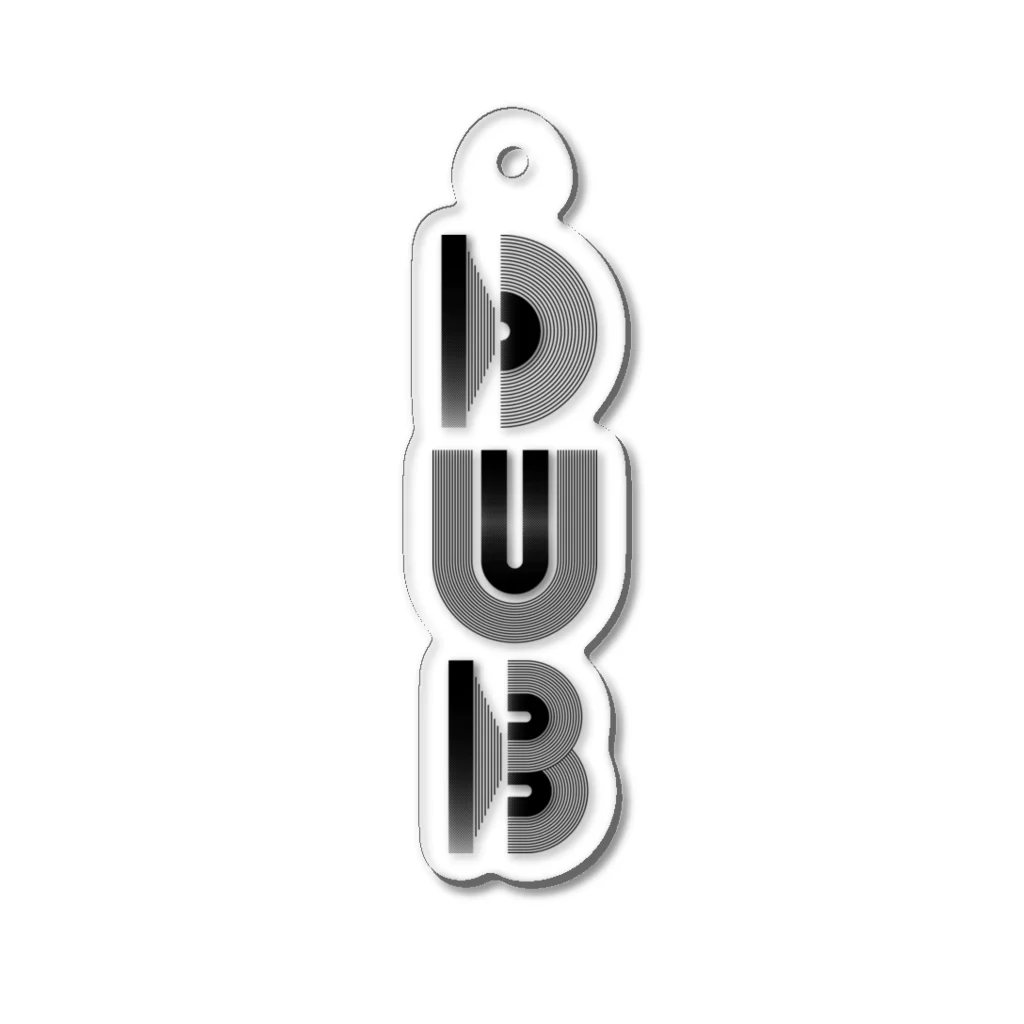 chilloutmunchiesのDUBDUBDUB_タテ Acrylic Key Chain