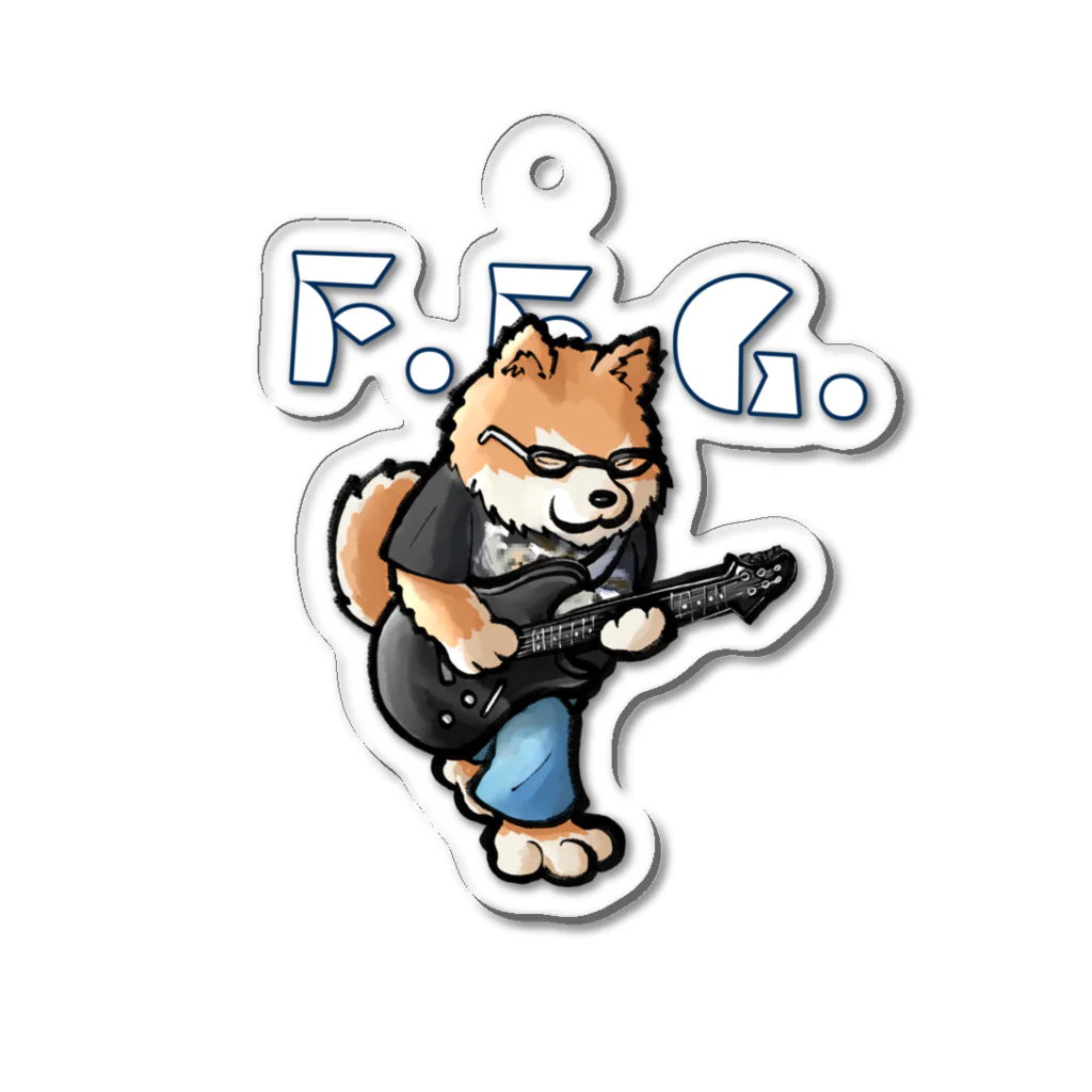 Mark martのF.F.G.-Performance-Gt Acrylic Key Chain