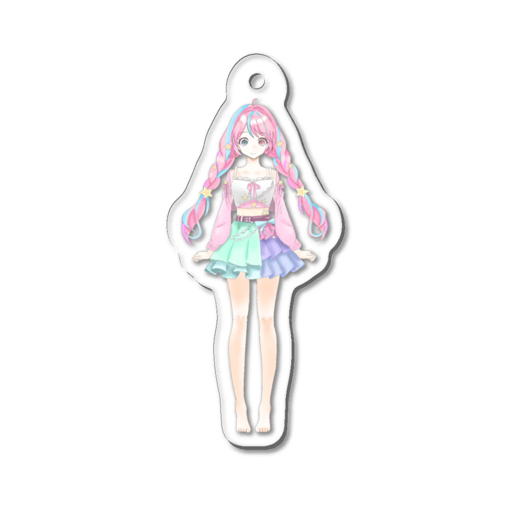 虹スターライト公式ショップの公式キャラクターステアちゃん新登場記念グッズ！ Acrylic Key Chain