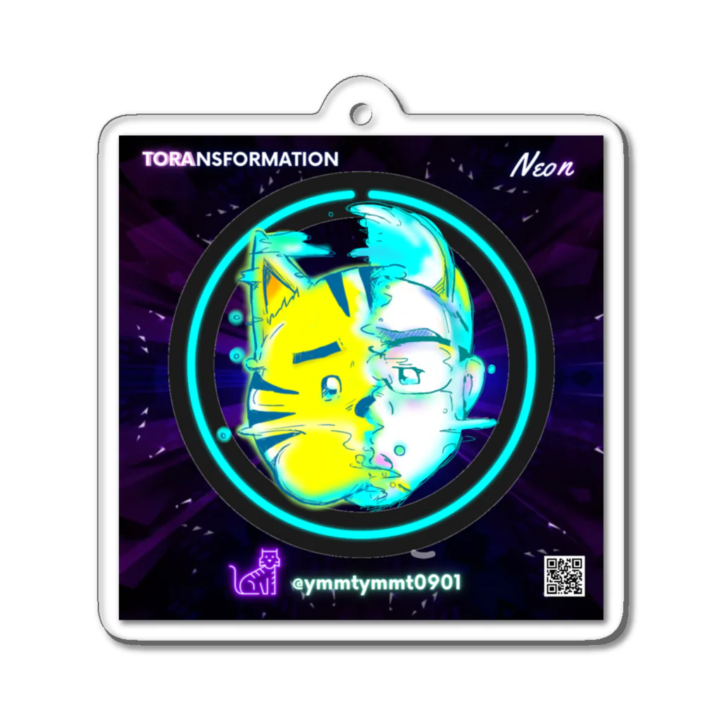 TOMMY★☆ZAWA　ILLUSTRATIONのNeon  TORAnsformation アクリルキーホルダー