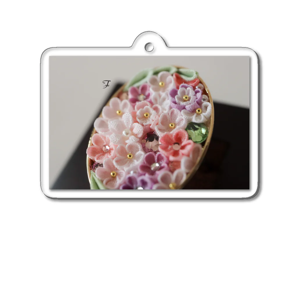 Chima-noのflower garden Acrylic Key Chain